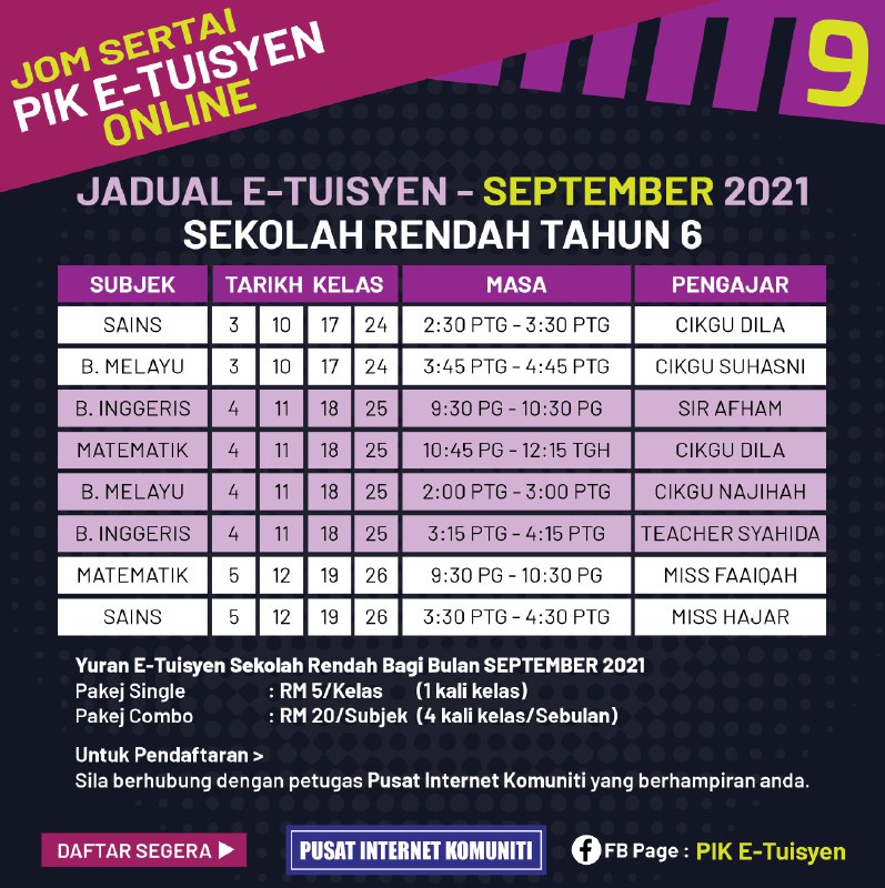 tahun 6 1