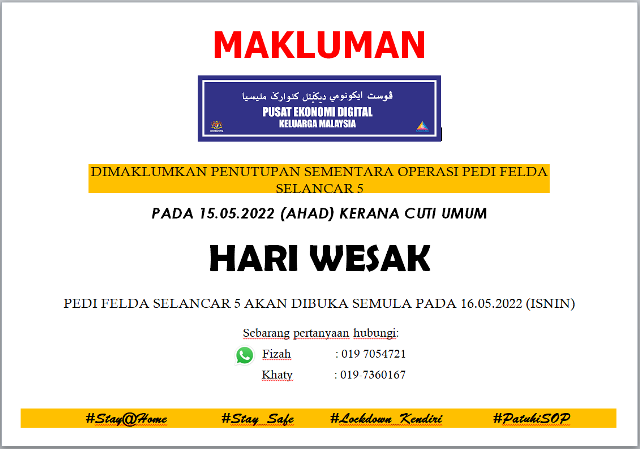 NOTIS WESAK 2022