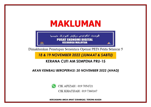 NOTIS PENUTUPAN PEDI FELDA SELANCAR 5 PRU 15 page-0001