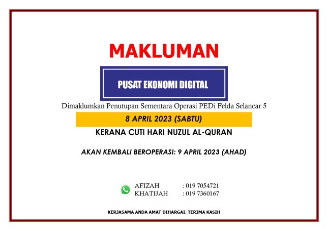 NOTIS PENUTUPAN HARI NUZUL AL-QURAN 2023